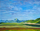 Lowlands of Andalusia   28x36  Oil on canvas, wired and ready to hang.
